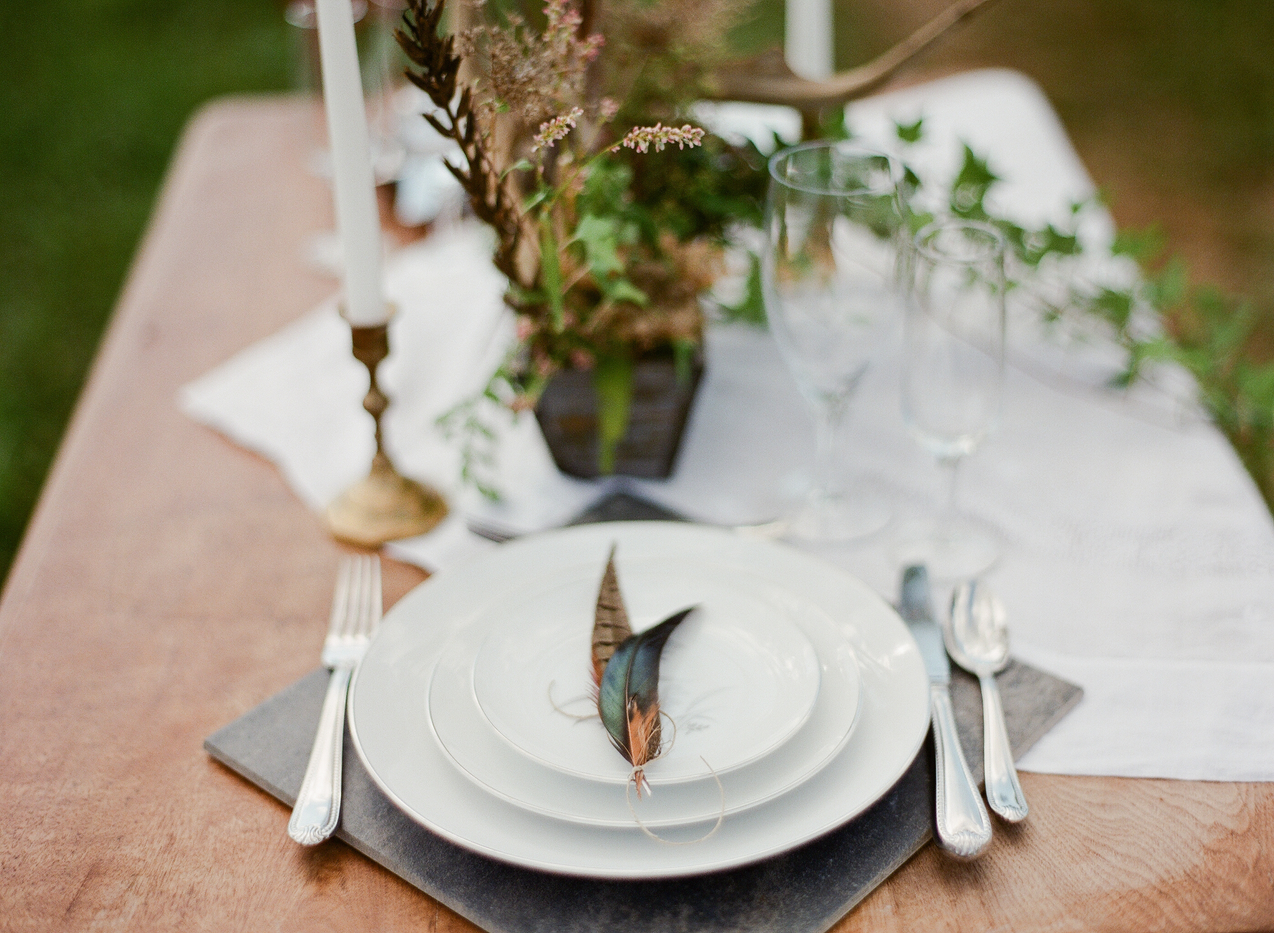 Antique Wedding Place Setting