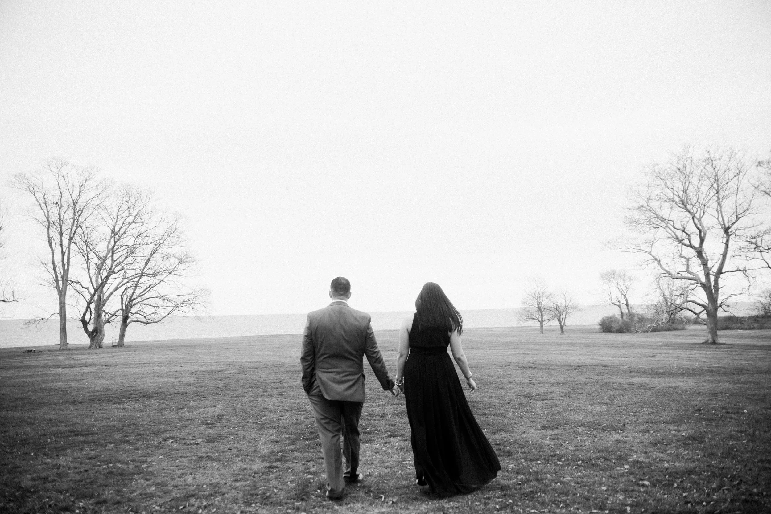 Cristina + Michael's Elegant Engagement Session At Harkness Estate - Eolia Mansion 