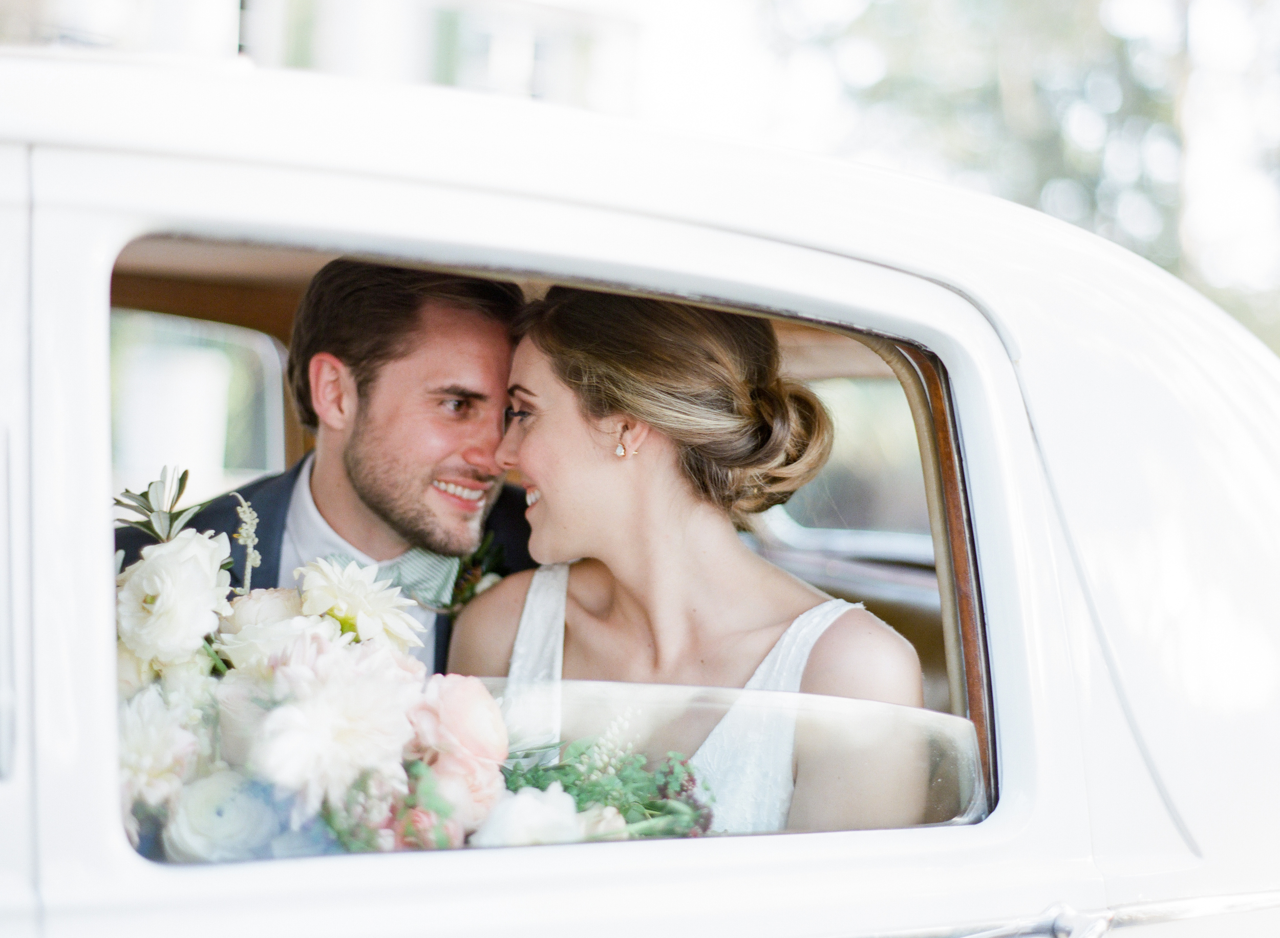 Vintage Car Northampton Wedding