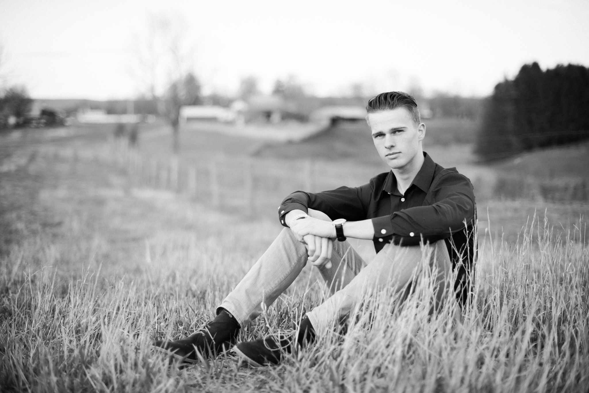 Gavan's Senior Portrait Session - Amherst Portrait Photographer
