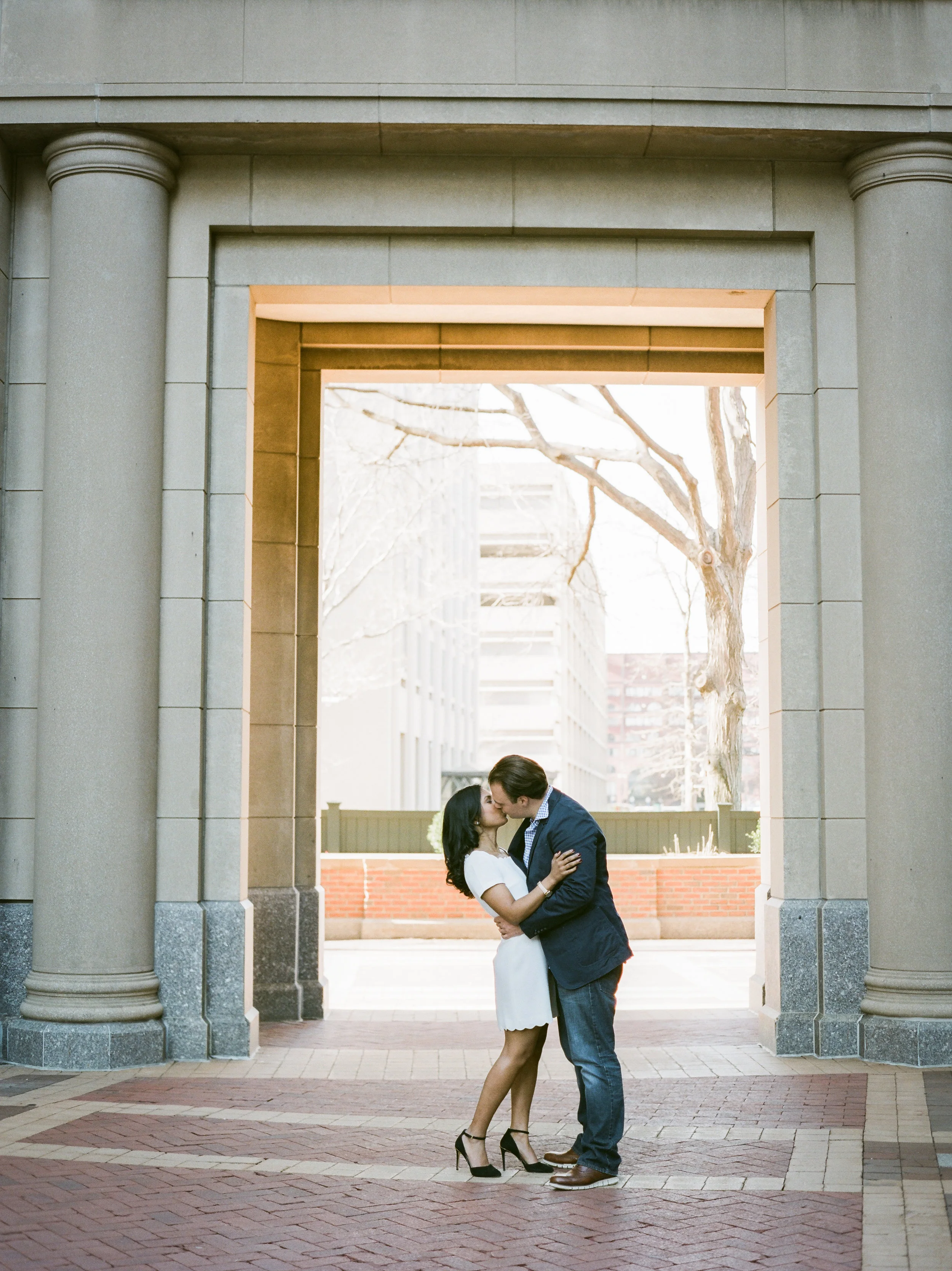 Nadia & Mike's Boston Harbor Engagement Session | New England Wedding Photographer