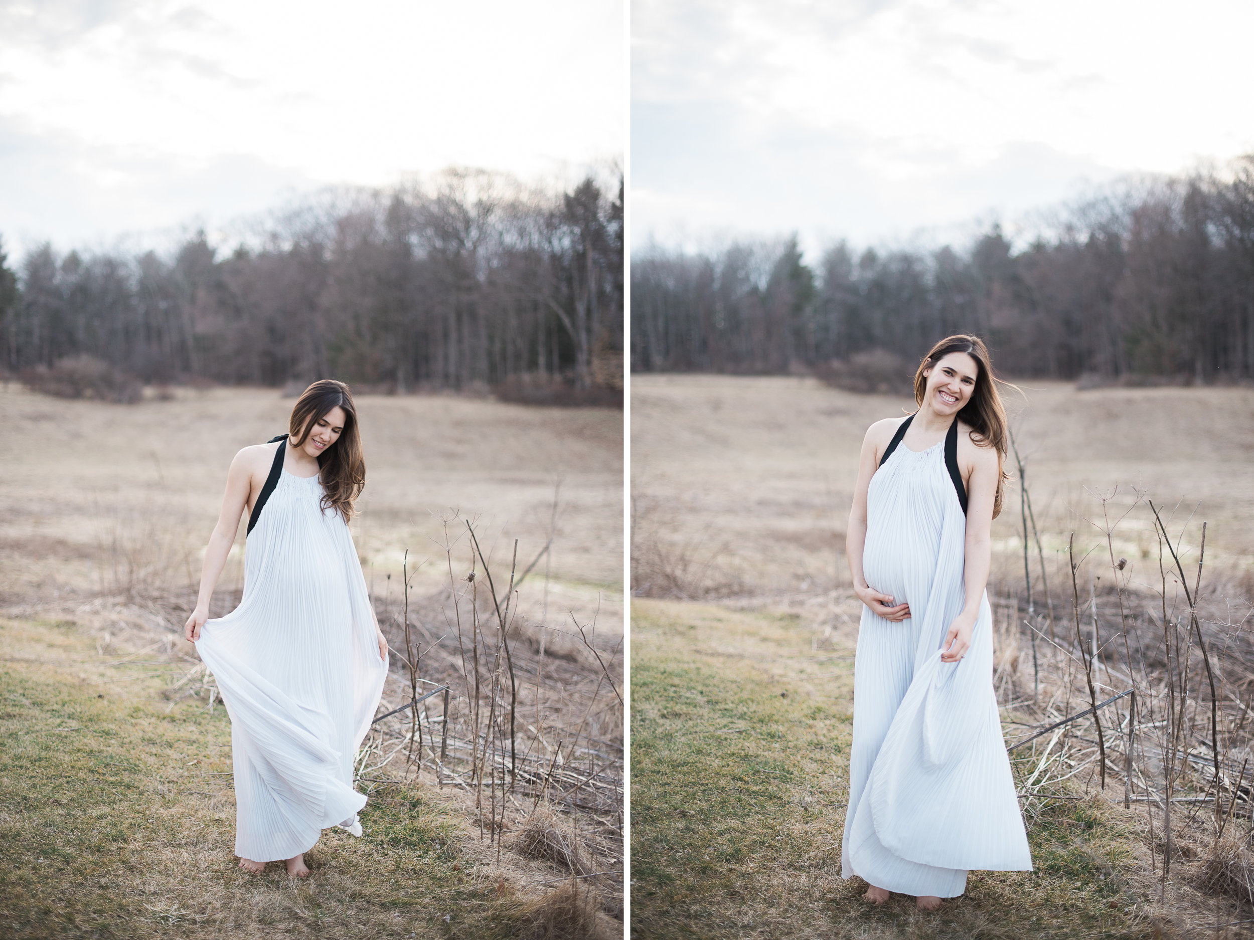 Lifestyle Maternity Portraits in Western MA