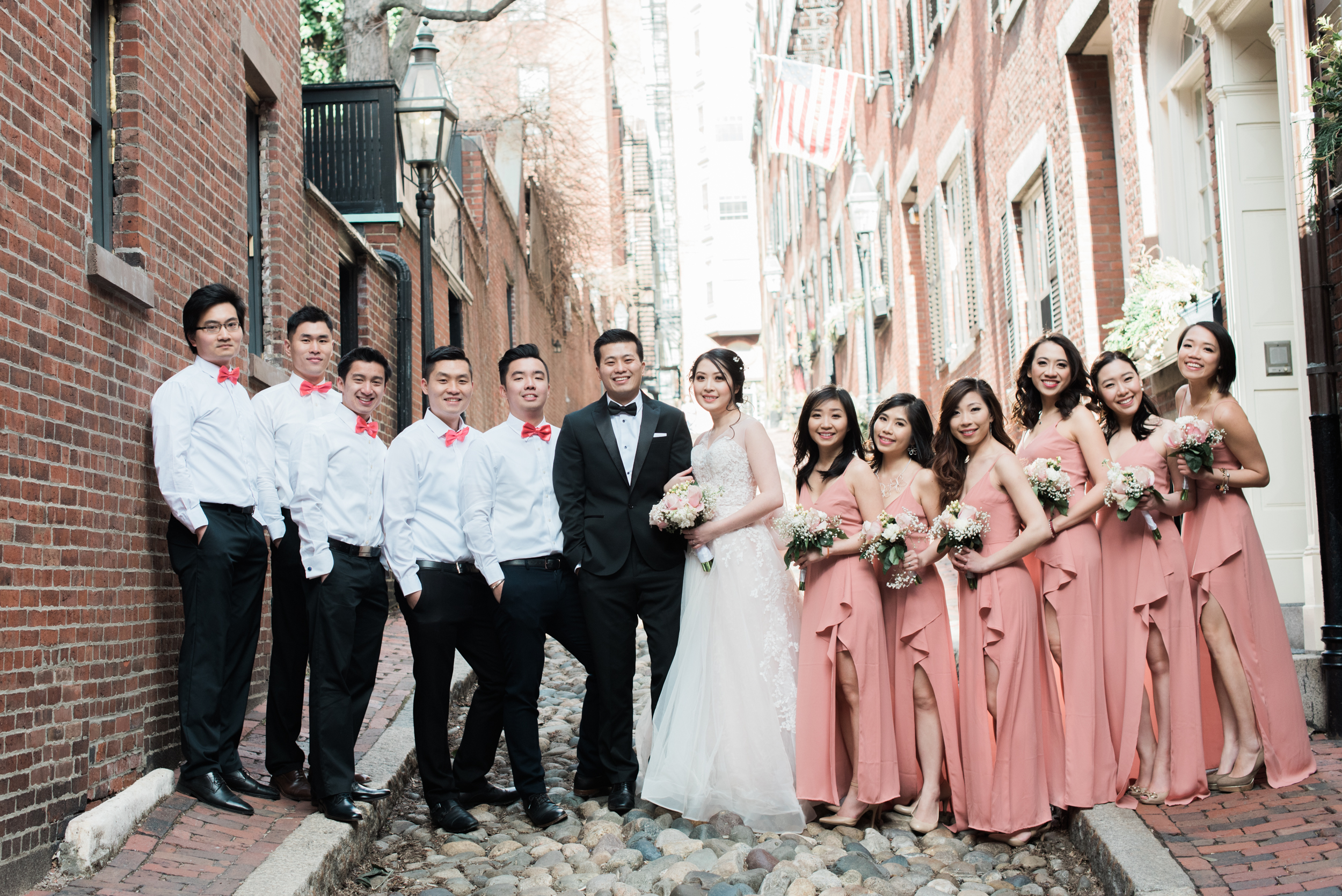 Acorn Street boston Wedding Photographers