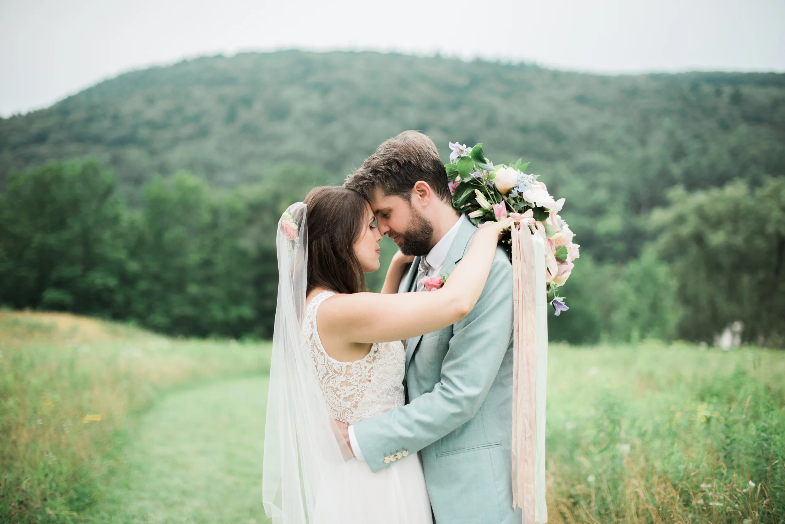 Outdoor Wedding photography in the berkshires