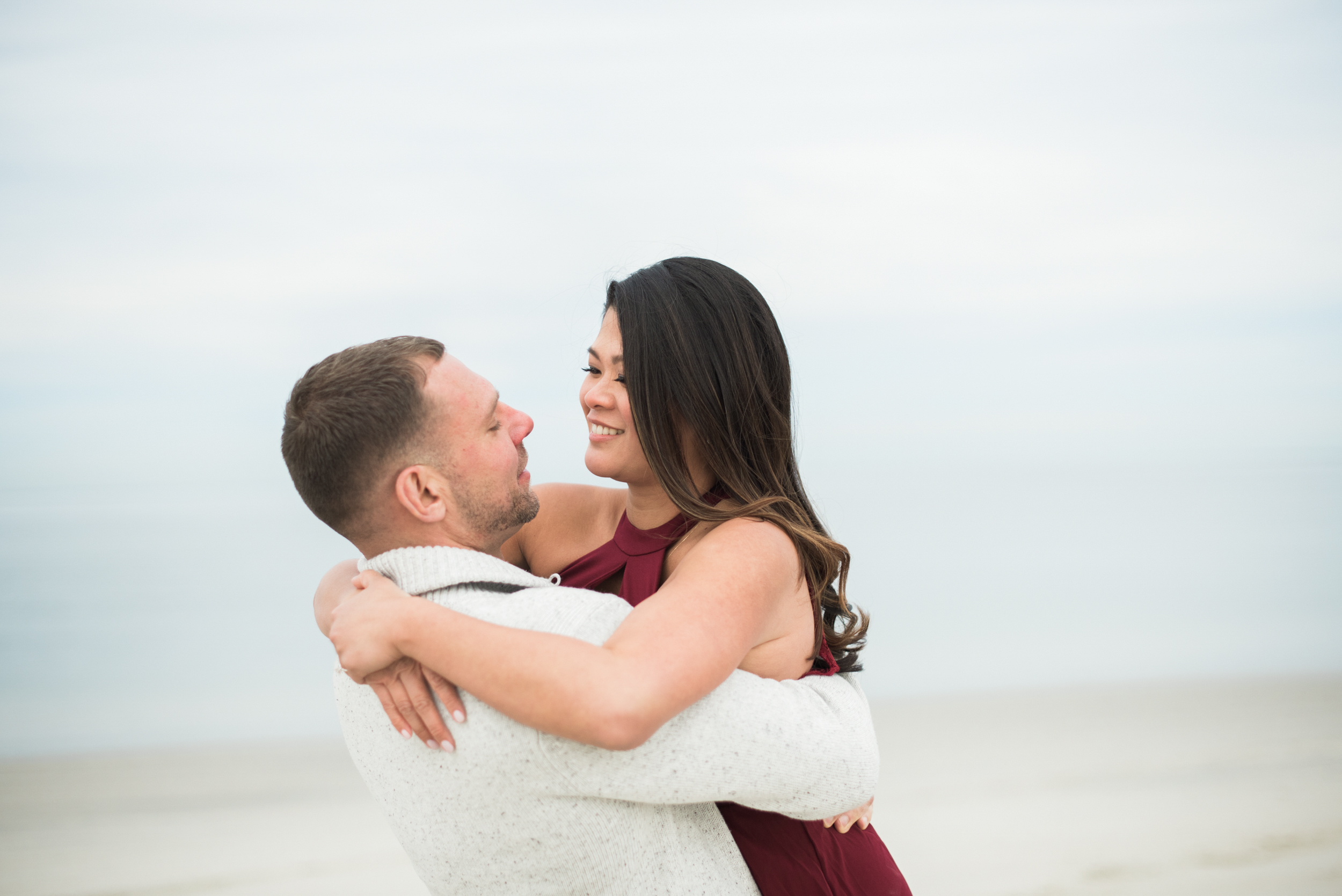 New England Beach Engagement Session