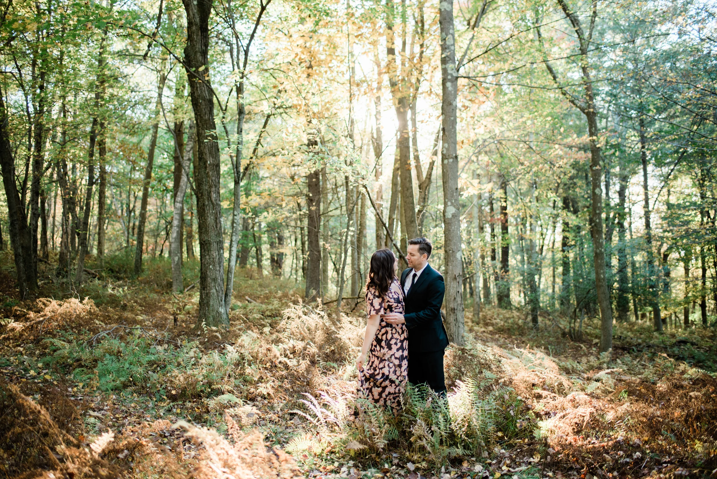 Wojtek &amp; Kara's Autumn Engagement Session | Western Mass Portrait Photographer