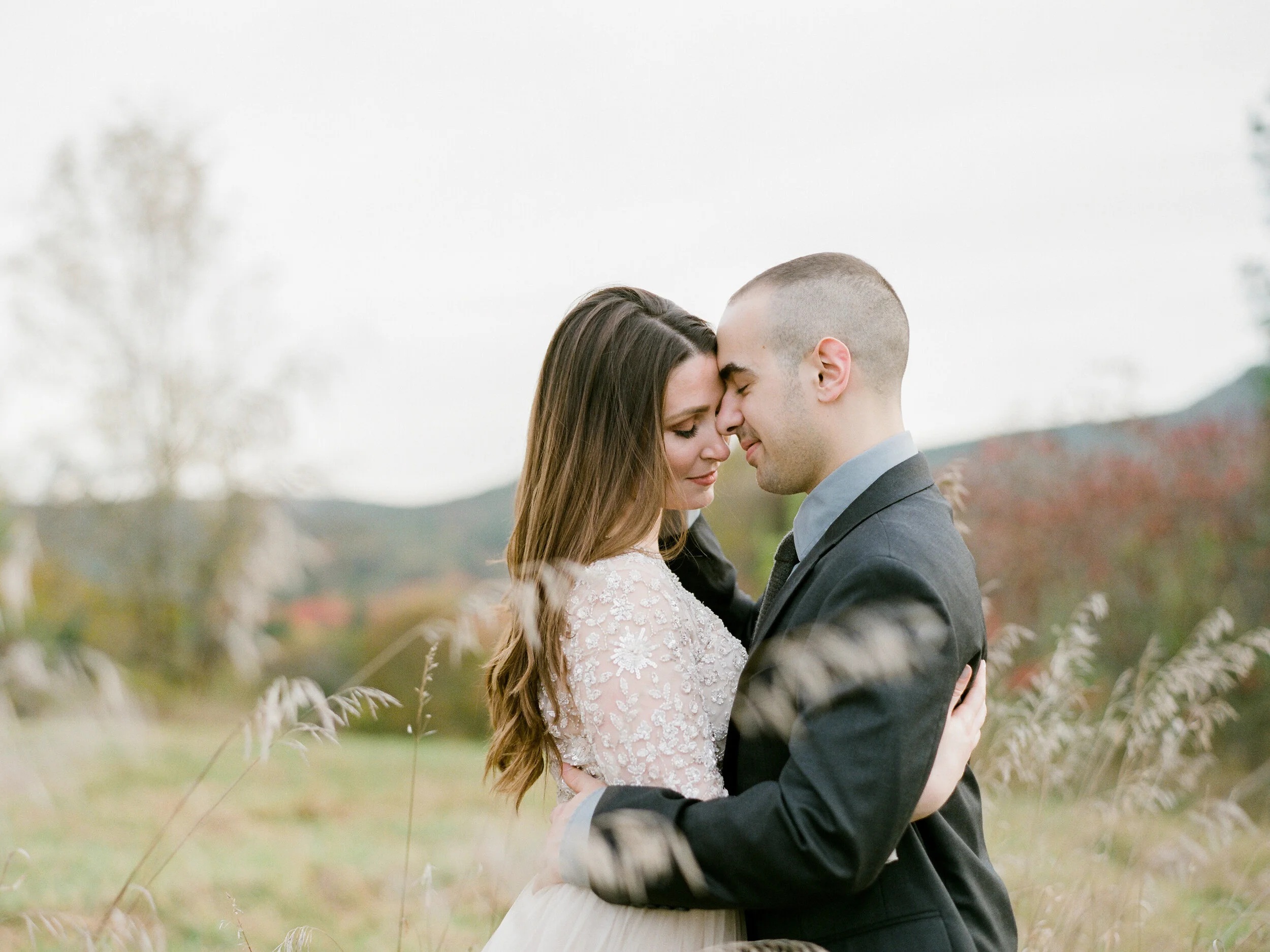 Jessica &amp; Joe's Autumn Engagement Session | Amherst MA Wedding Photographer