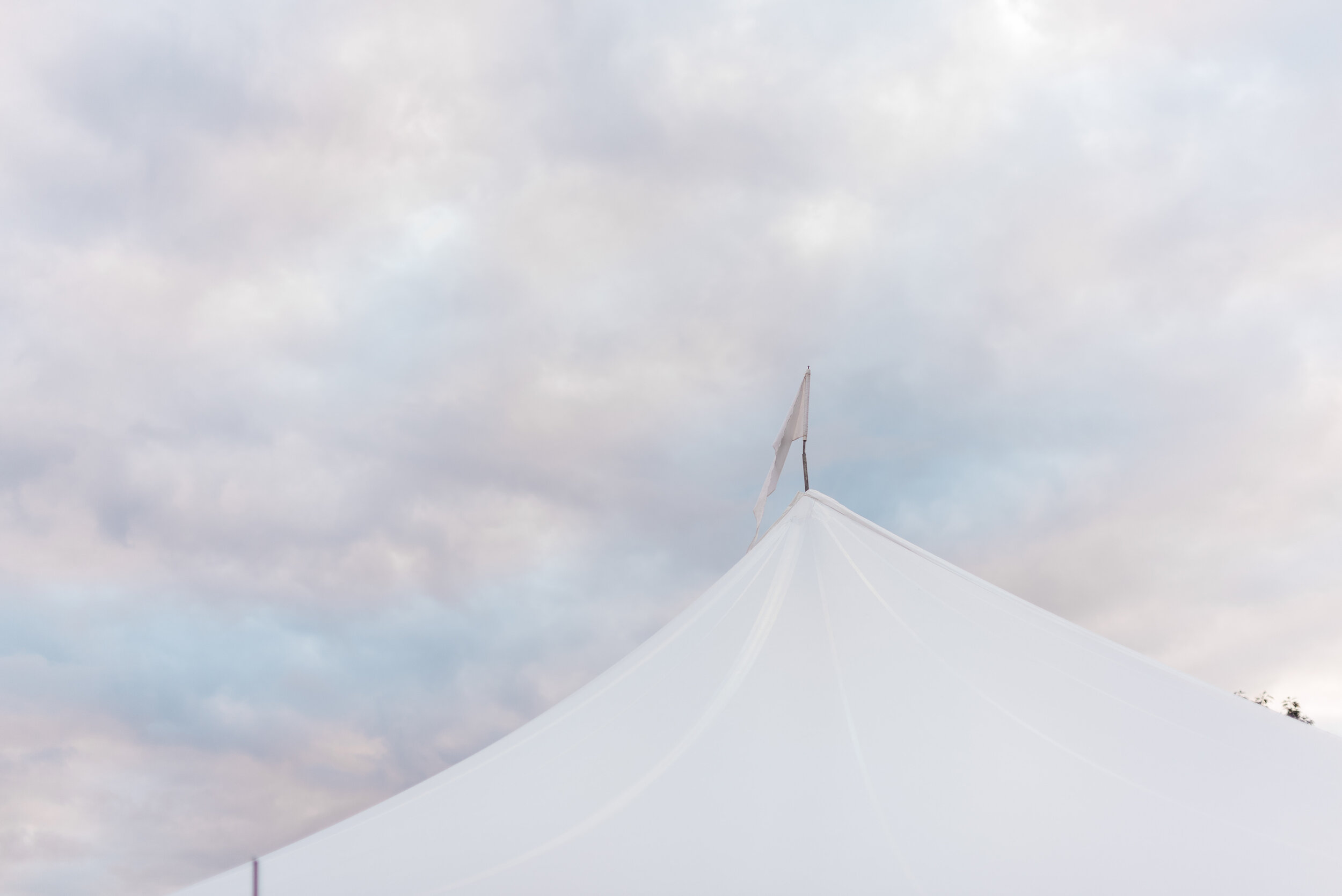 Tented backyard wedding in Whately, MA