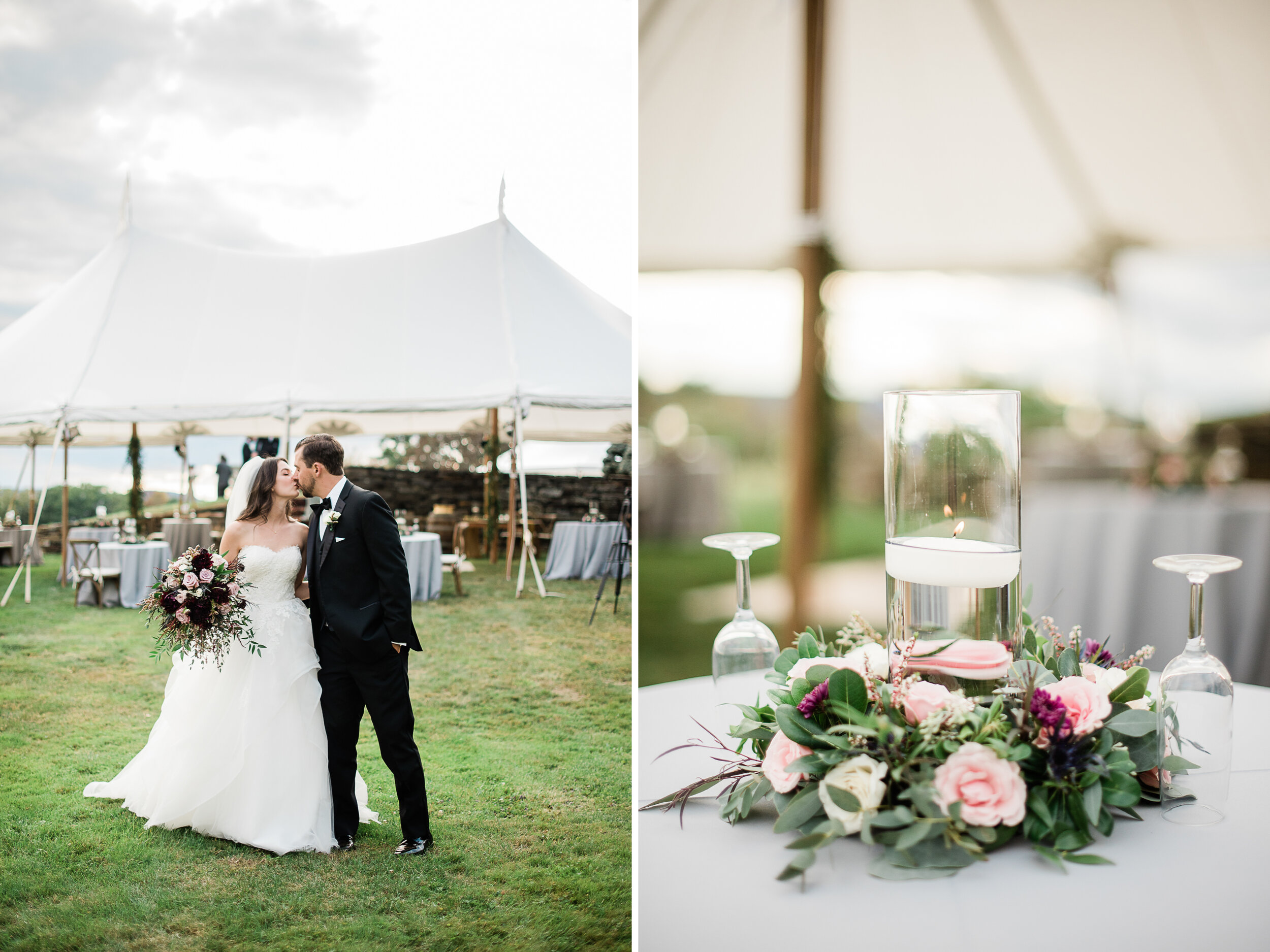 Elegant Tent Wedding Massachusetts