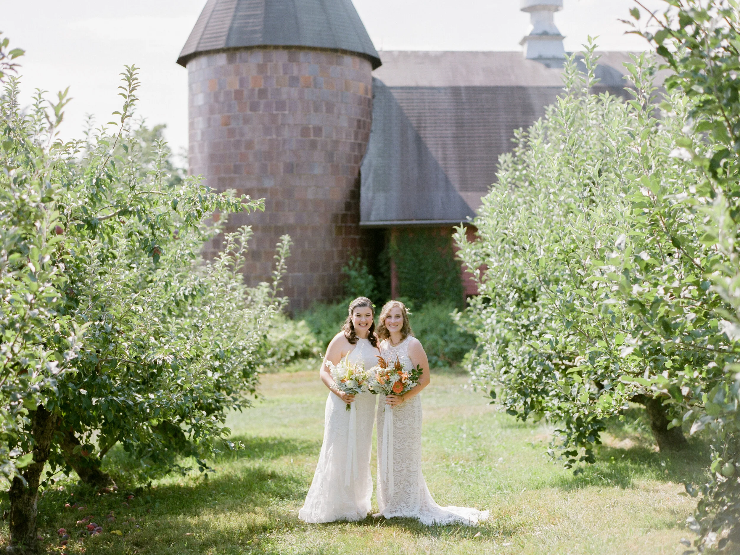 Katie &amp; Liz's Wedding at Quonquont Farm | Whately Massachusetts Wedding Photography