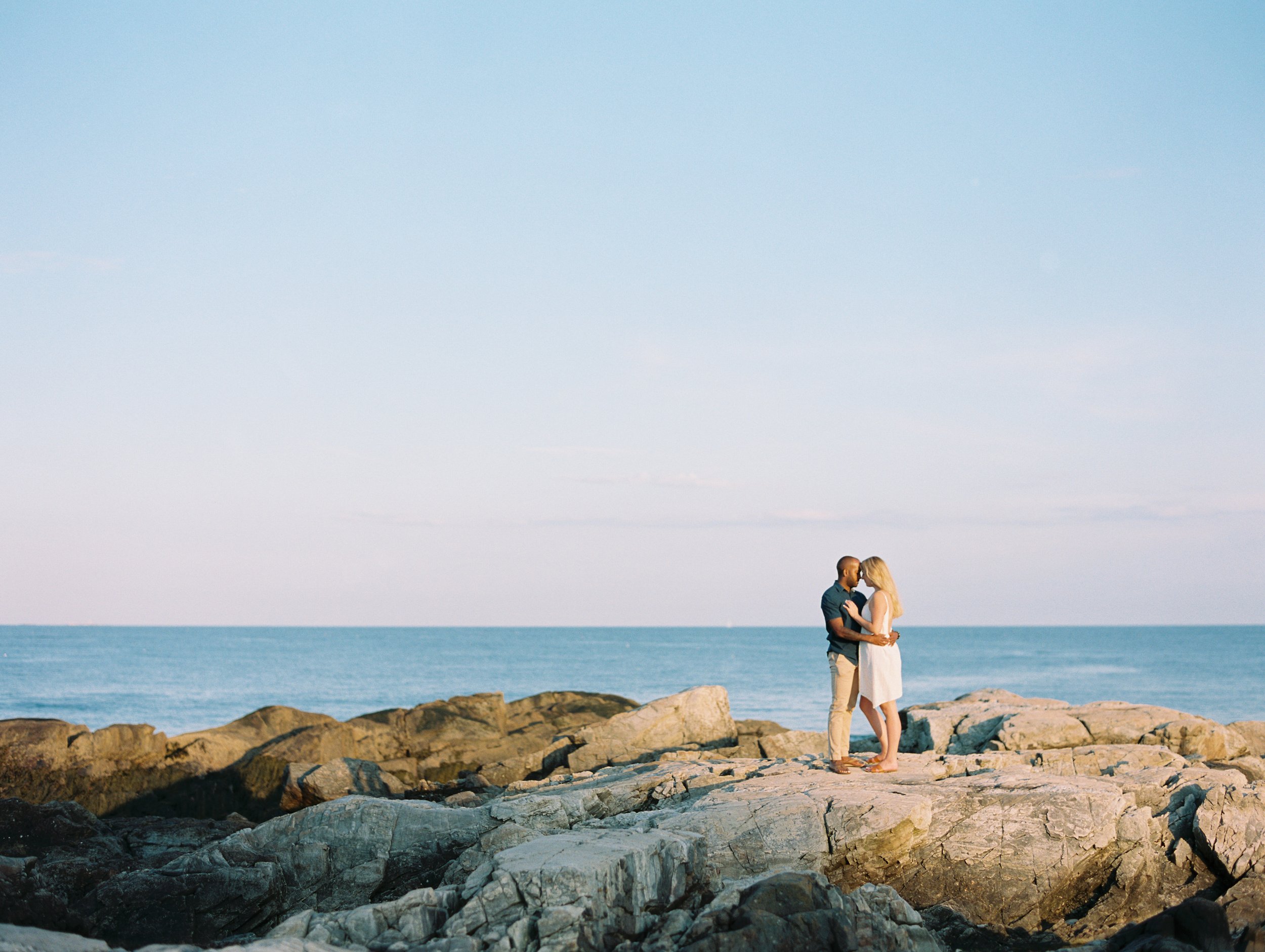 New England Beach Engagement Photographer