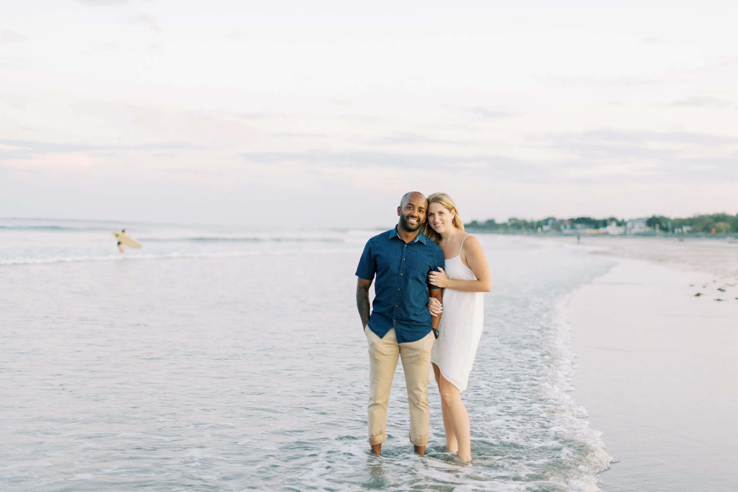 Caitlin &amp; Mo's Engagement Session | Rye Beach New Hampshire