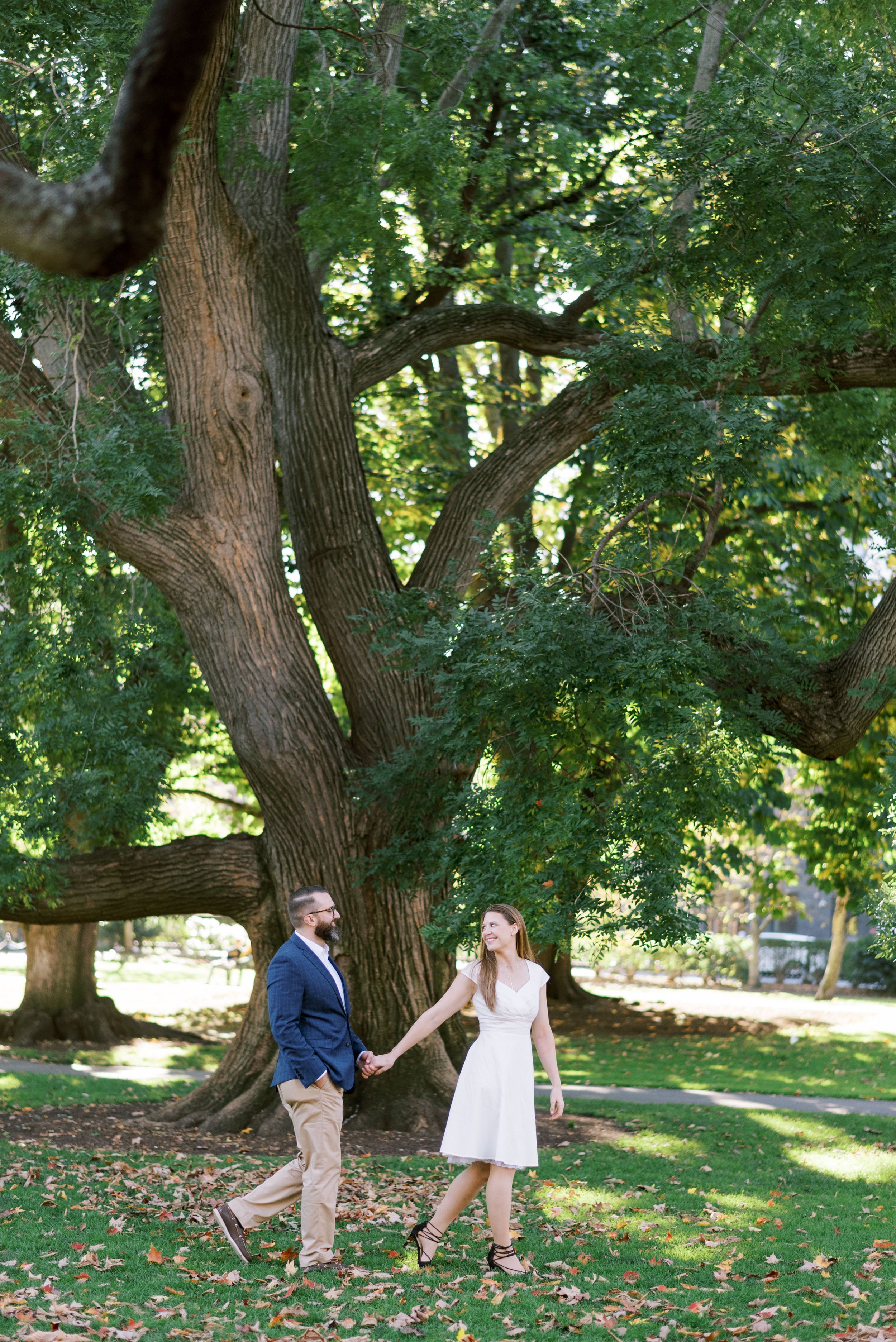 Boston Public Garden Engagement Session