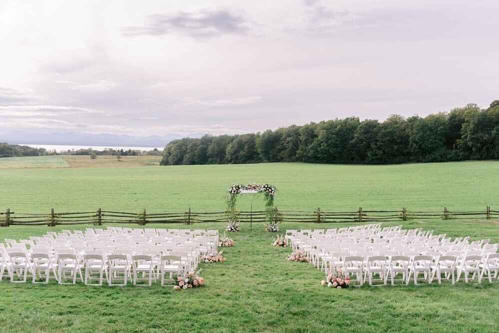 The ceremony location at the Brickhouse is absolutely magical #shelburnevt