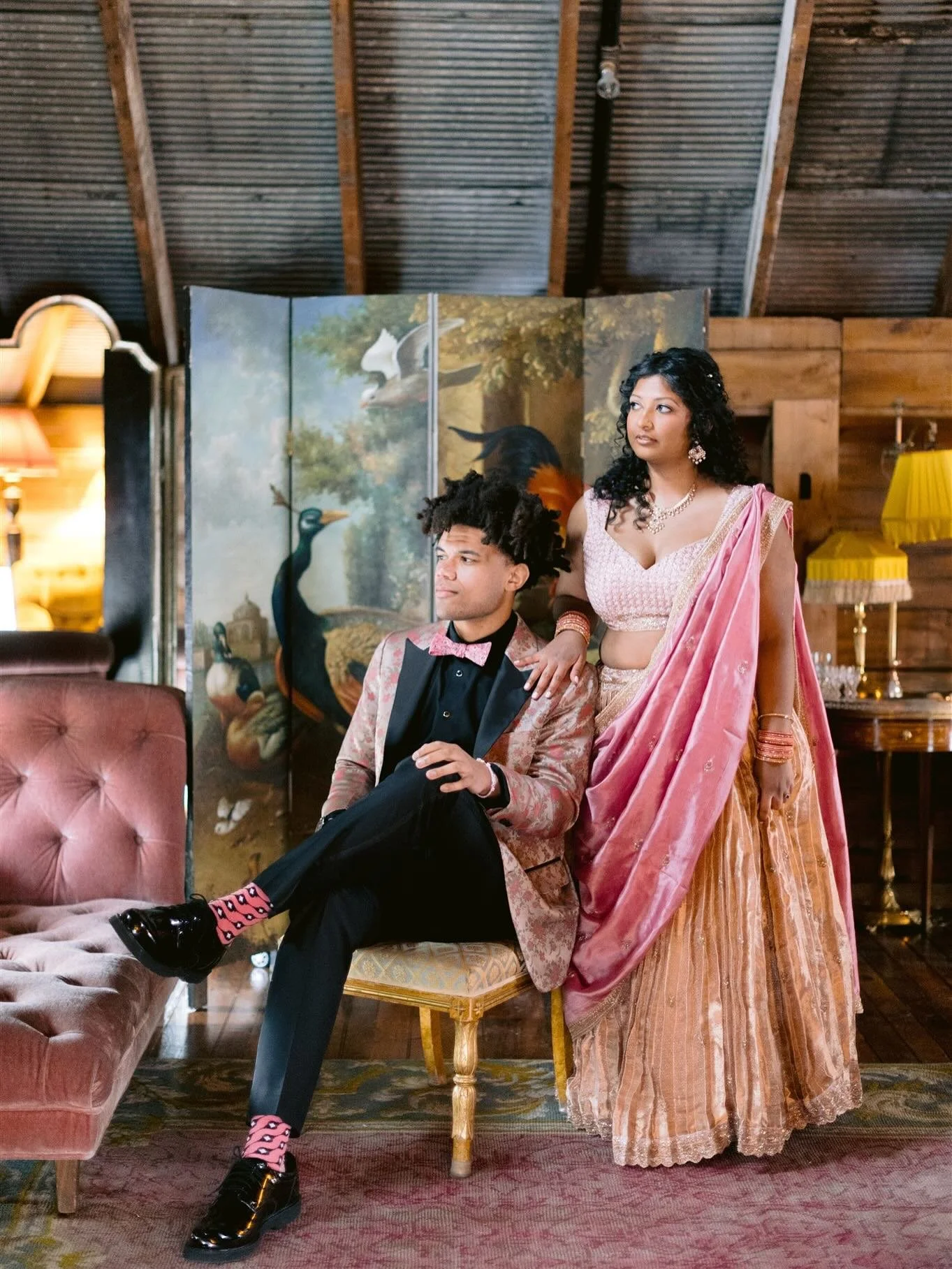Akshita &amp; Pierrce had a magical winter wedding at Valley View Farm! @valleyviewfarmwedding