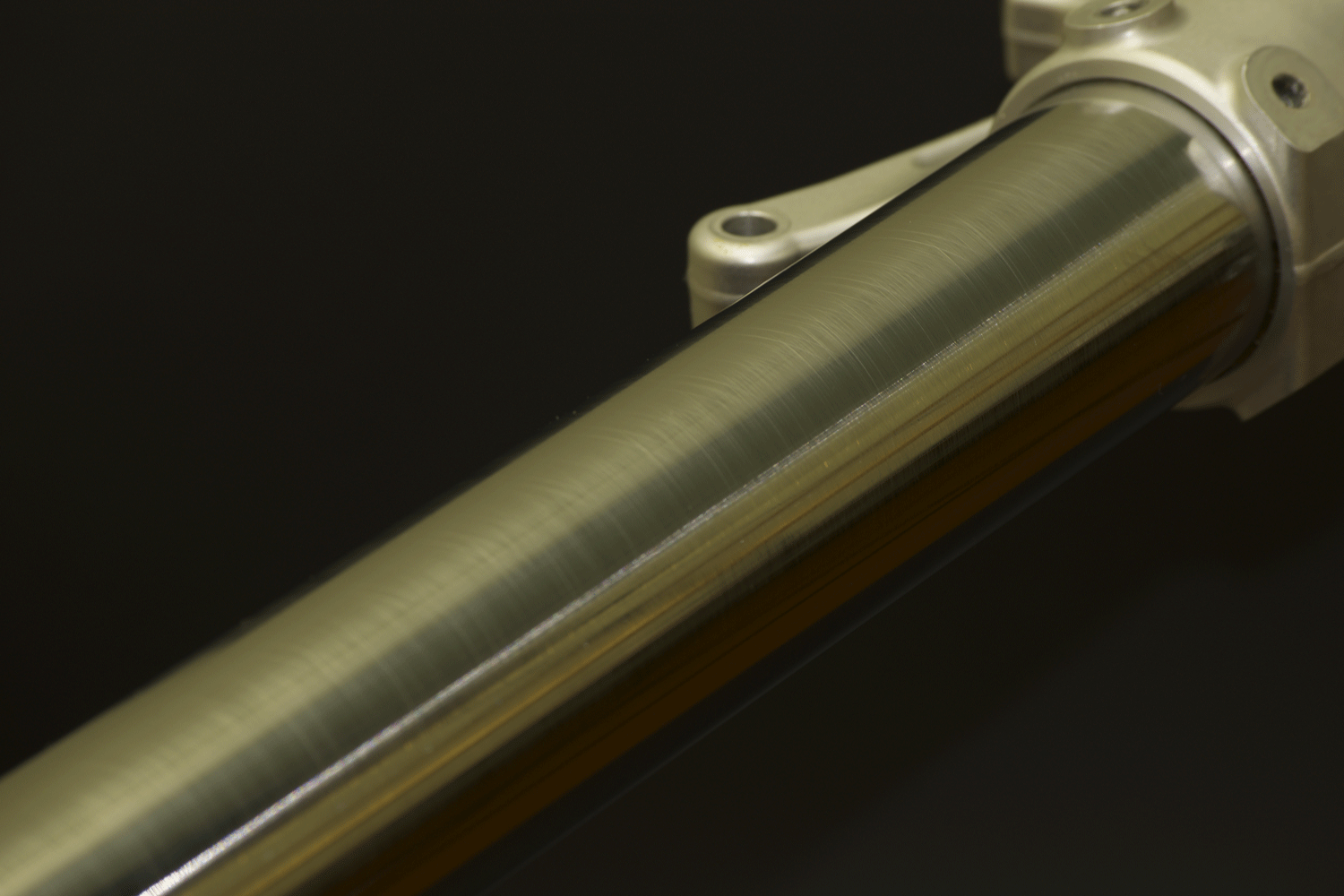Microfinished fork tube