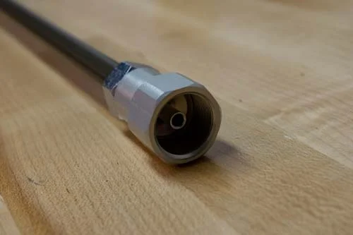 There is no need to disassemble the jam nut assembly at the end of the damper rod. This makes it easier to assemble and disassemble the fork for service.