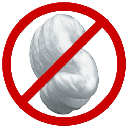 Packing peanuts are a huge mess and aren’t easily disposed of.