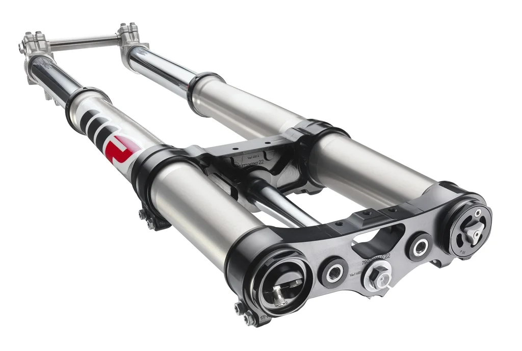 Our air spring modifications make the XACT/AER48 more reliable, more plush, and settle the front end for improved cornering.