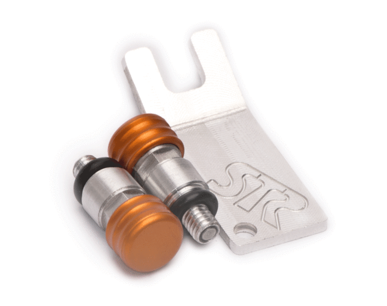Remove your push-button bleeders before shipping. They leak in transport. Install the OEM bleed screws instead.