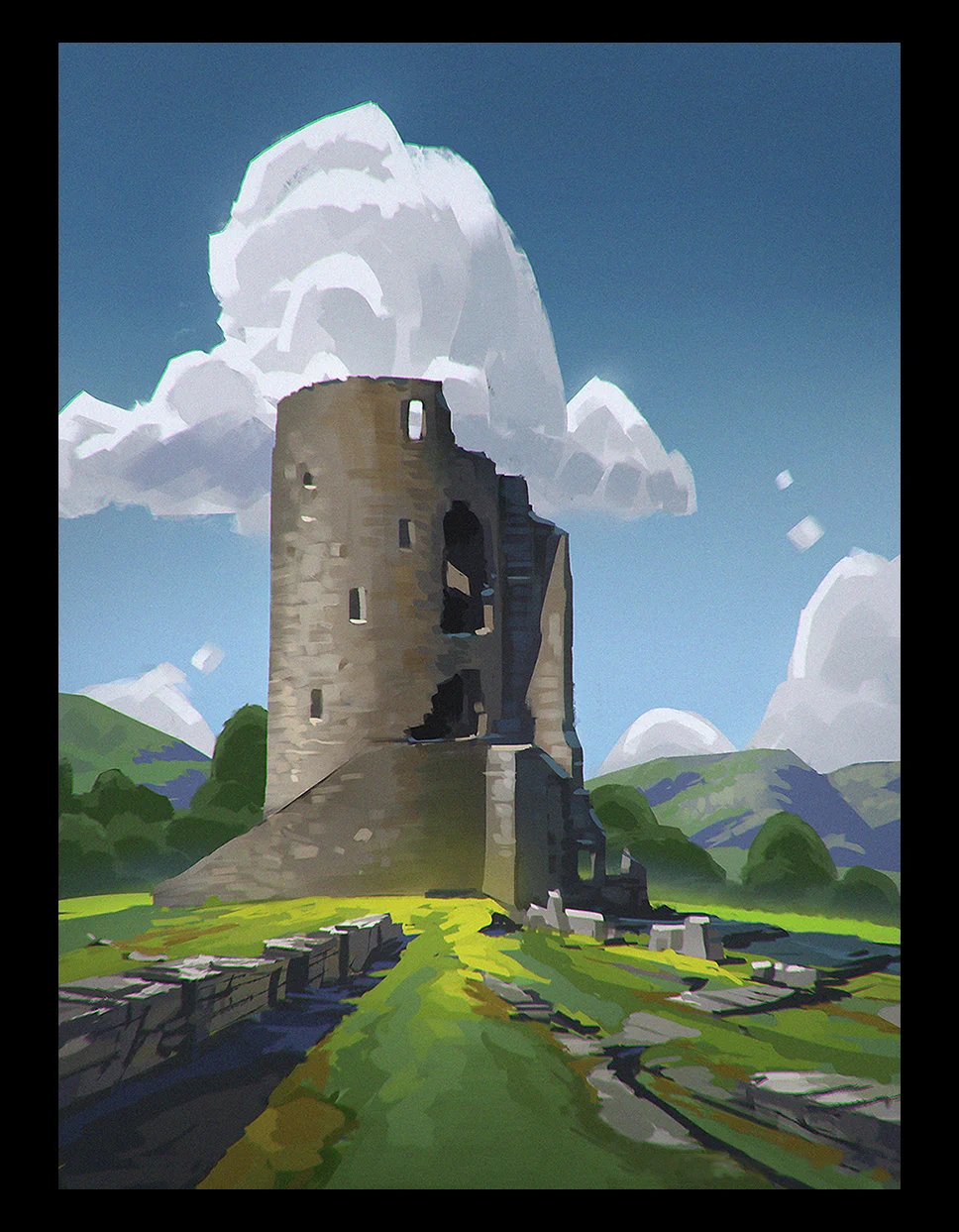 Personal Work: Castle study