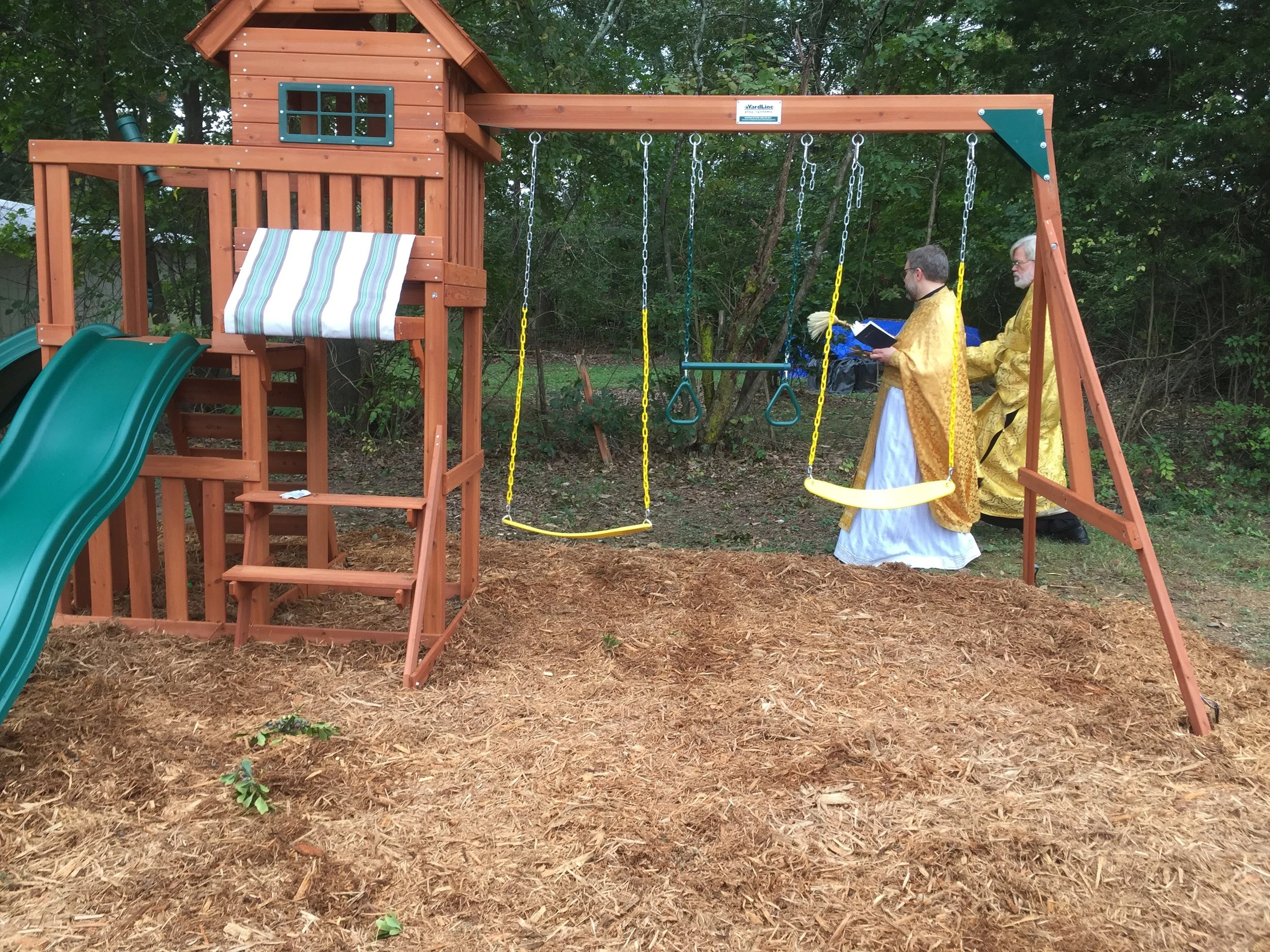 The Blessing of Our New Playground