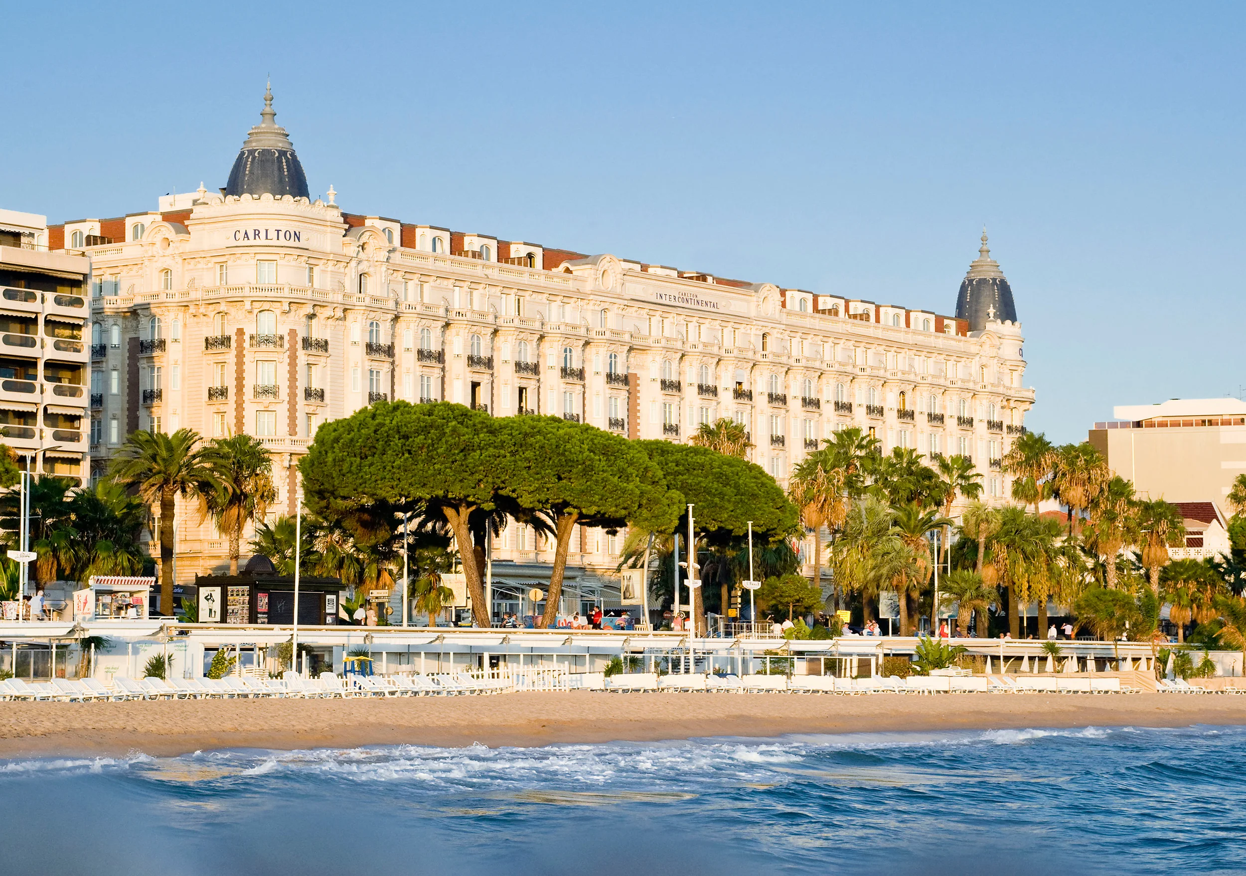 De luxe strandboulevard La Croisette.