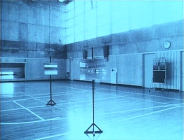 In Takashi Ito's Spacy (1981), the camera is continually swallowed up by two-dimensional images mounted on easels