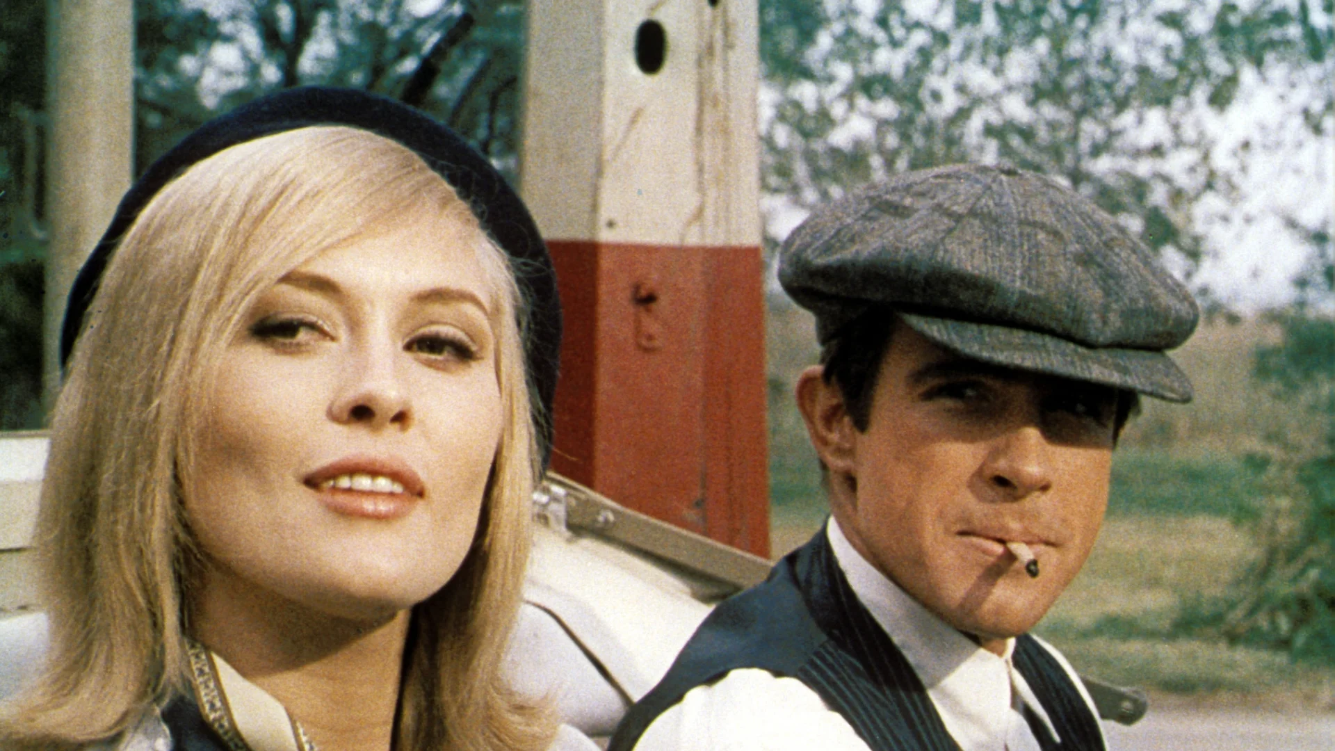 Faye Dunaway and Warren Beatty in Bonnie and Clyde
