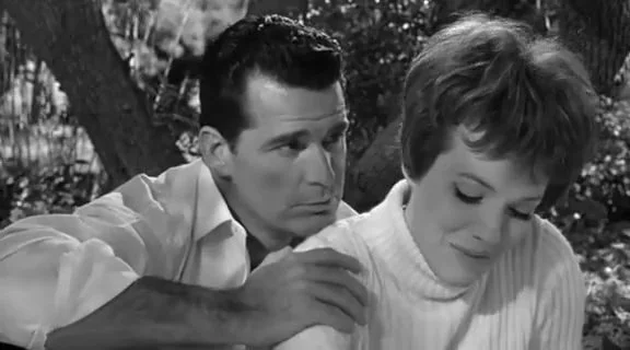 The Americanization of Emily stars Julie Andrews as military chauffeur Emily Barham and James Garner as Lt. Commander Charles Madison