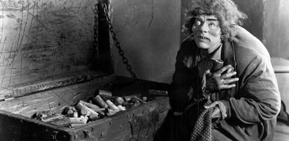 Lon Chaney in the role he was made for, as Victor Hugo's Quasimodo, the eponymous Hunchback of Notre Dame