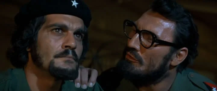 Jack Palance and Omar Sharif impersonate Castro and Che in Richard Fleischer's unintentionally funny Che!