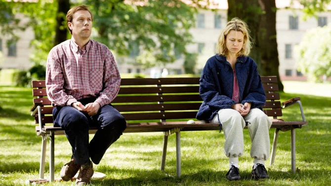 Sorrow and Joy chronicles the relationship between a man ( Jakob Cedergren) and his mentally unstable wife (Helle Fagralid)