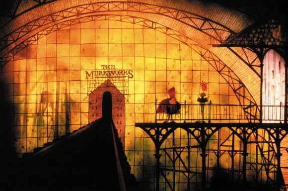 An example of the film’s “stained glass” style of animation.