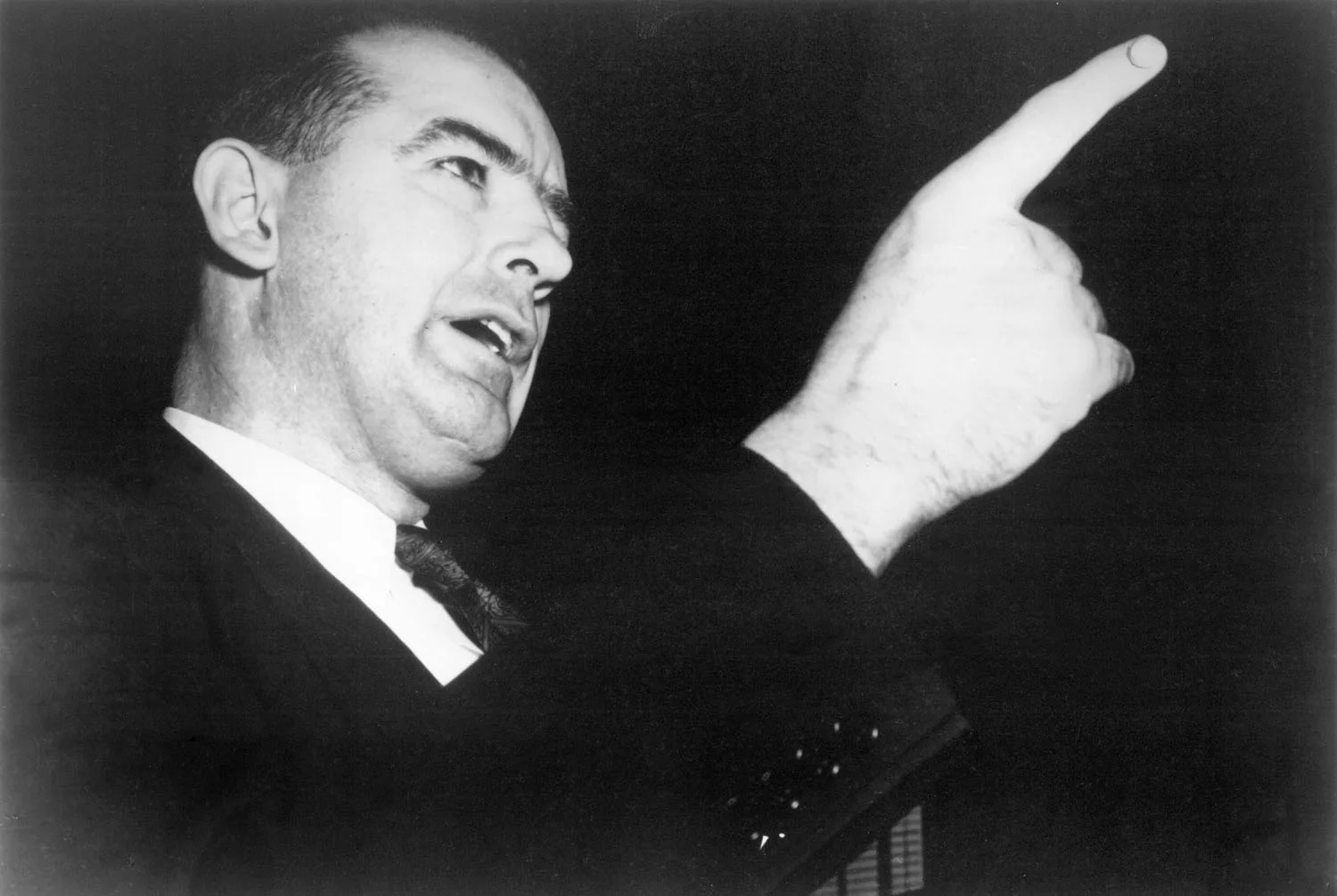 Senator Joseph McCarthy grandstanding in Emile de Antonio's Point of Order