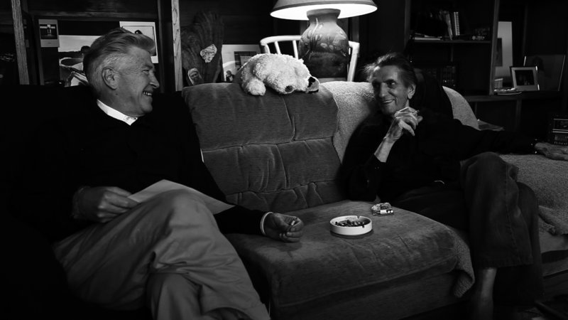 David Lynch and Harry Dean Stanton share a smoke in Harry Dean Stanton: Partly Fiction