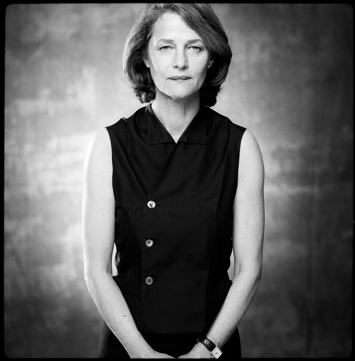 Charlotte Rampling (photo by Robin Holland )