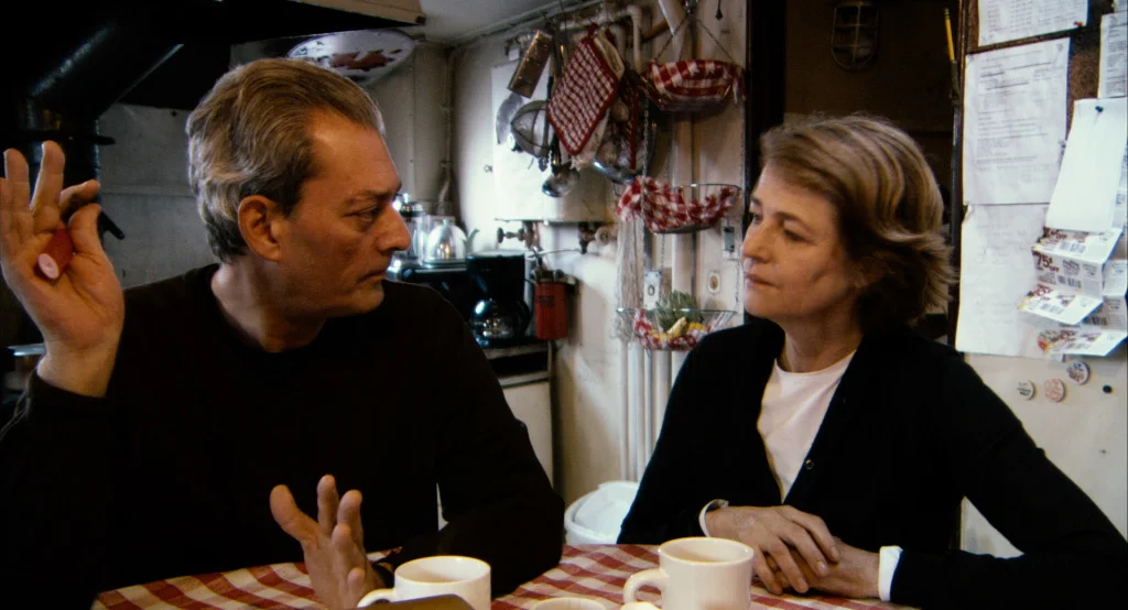 Rampling and Paul Auster in The Look