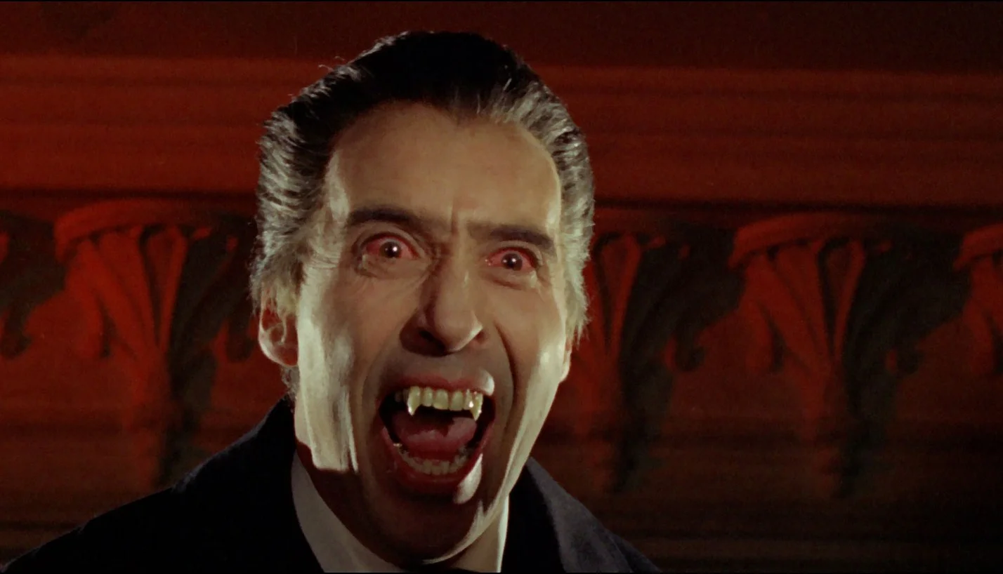 Christopher as Dracula in Hammer's Dracula: Prince of Darkness