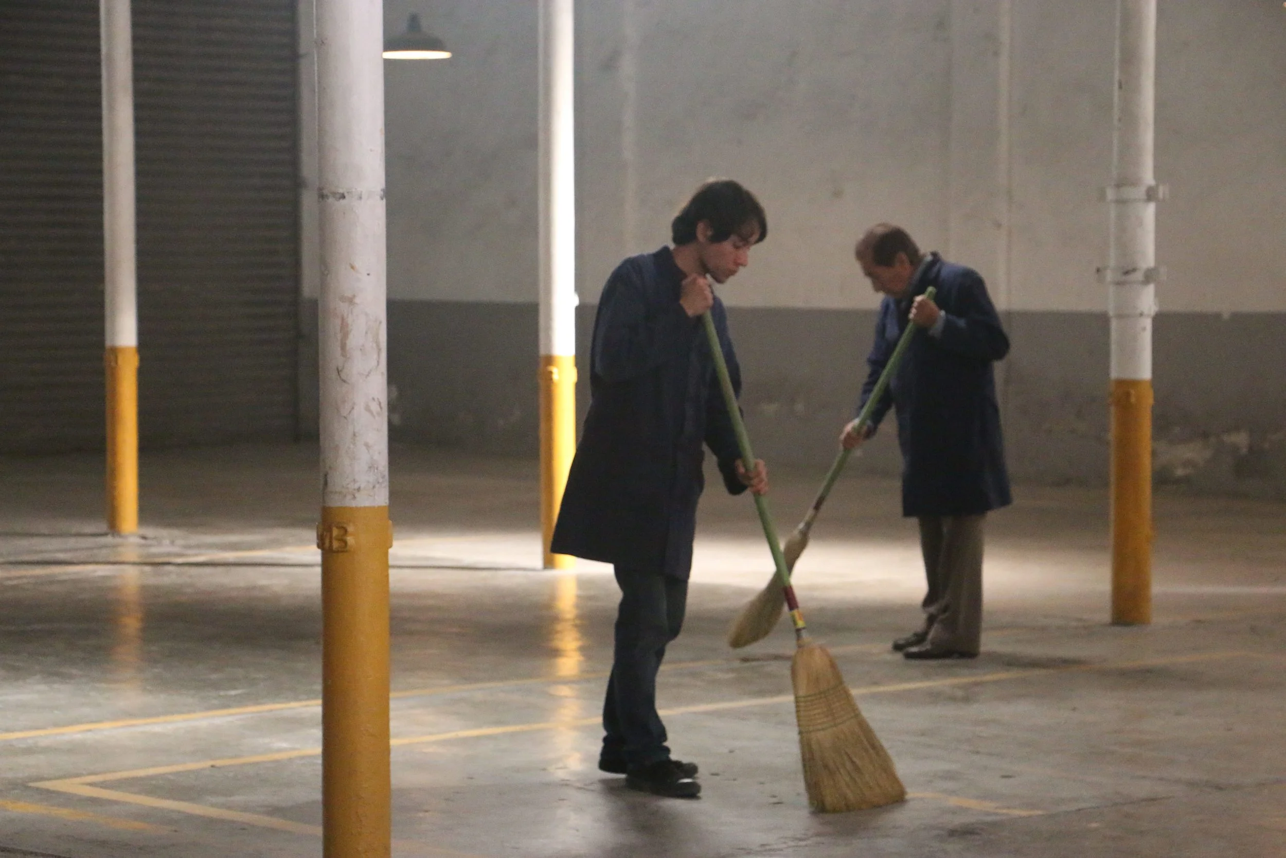 Time to sweep up in Jack Zagha's Warehoused.