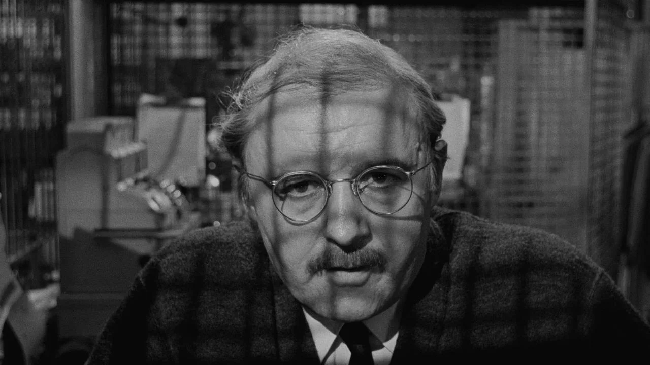 Sol Nazerman (Rod Steiger) in his pawnshop in Harlem.