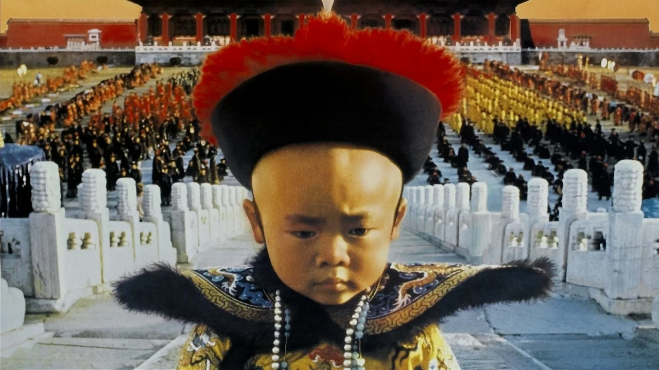 Puyi (Richard Vuu), the three-year-old Chinese Emperor in Bernardo Bertolucci’s The Last Emperor (1987).