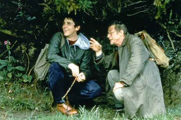 John Hurt and Christian Bale.