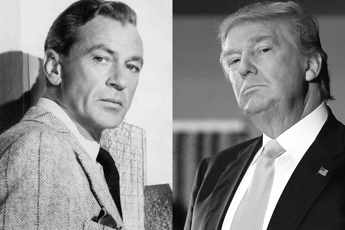 Howard Roark (left) and Donald Trump (right).