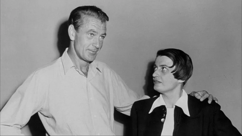 Gary Cooper and Ayn Rand.