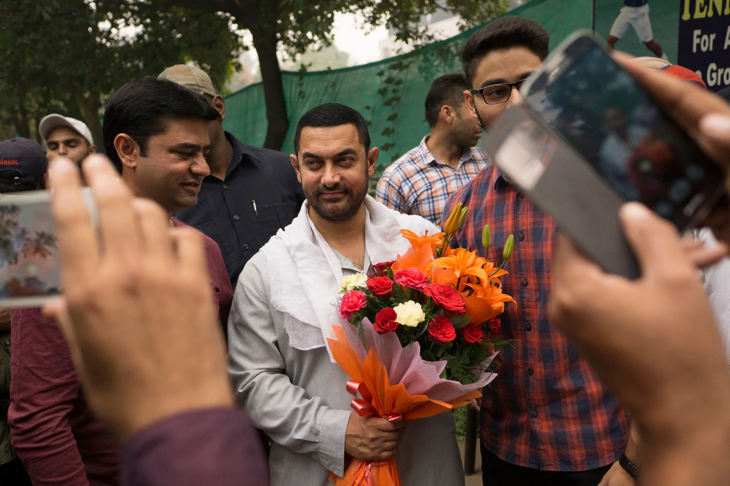 Bollywood legend and social activist Aamir Khan, subject of The Snake Charmer , by Greek director Nina Maria Paschalidou.