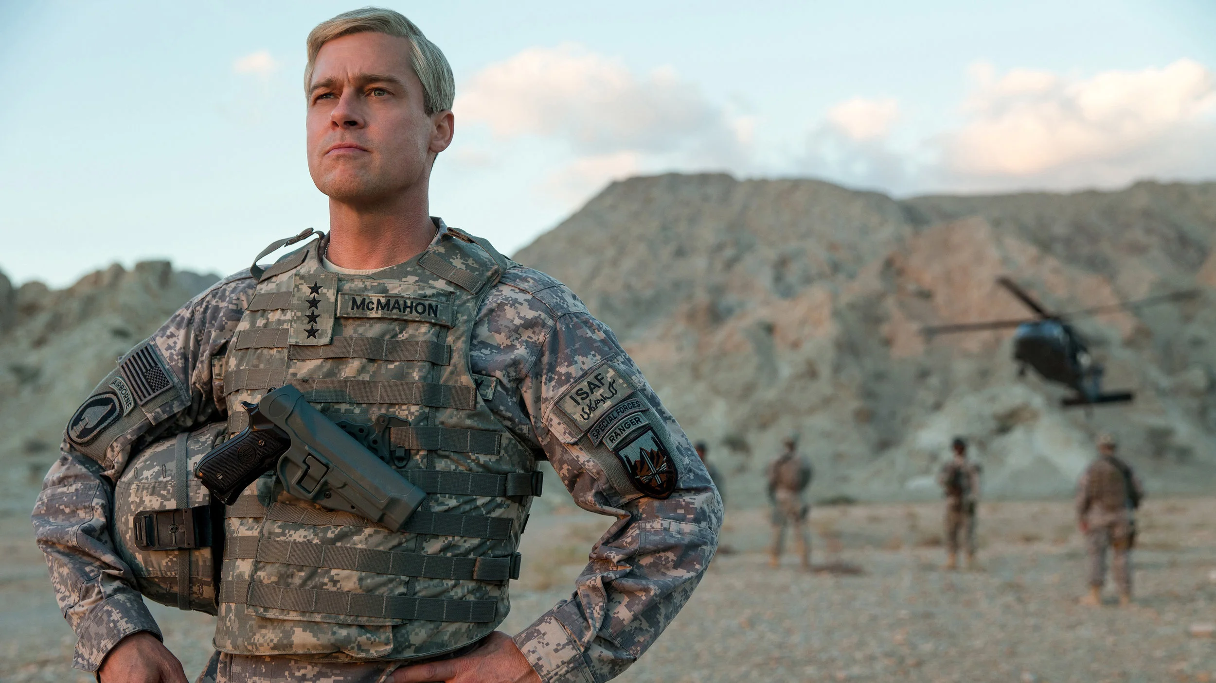 Brad Pitt plays "new guy" General Glen McMahon .