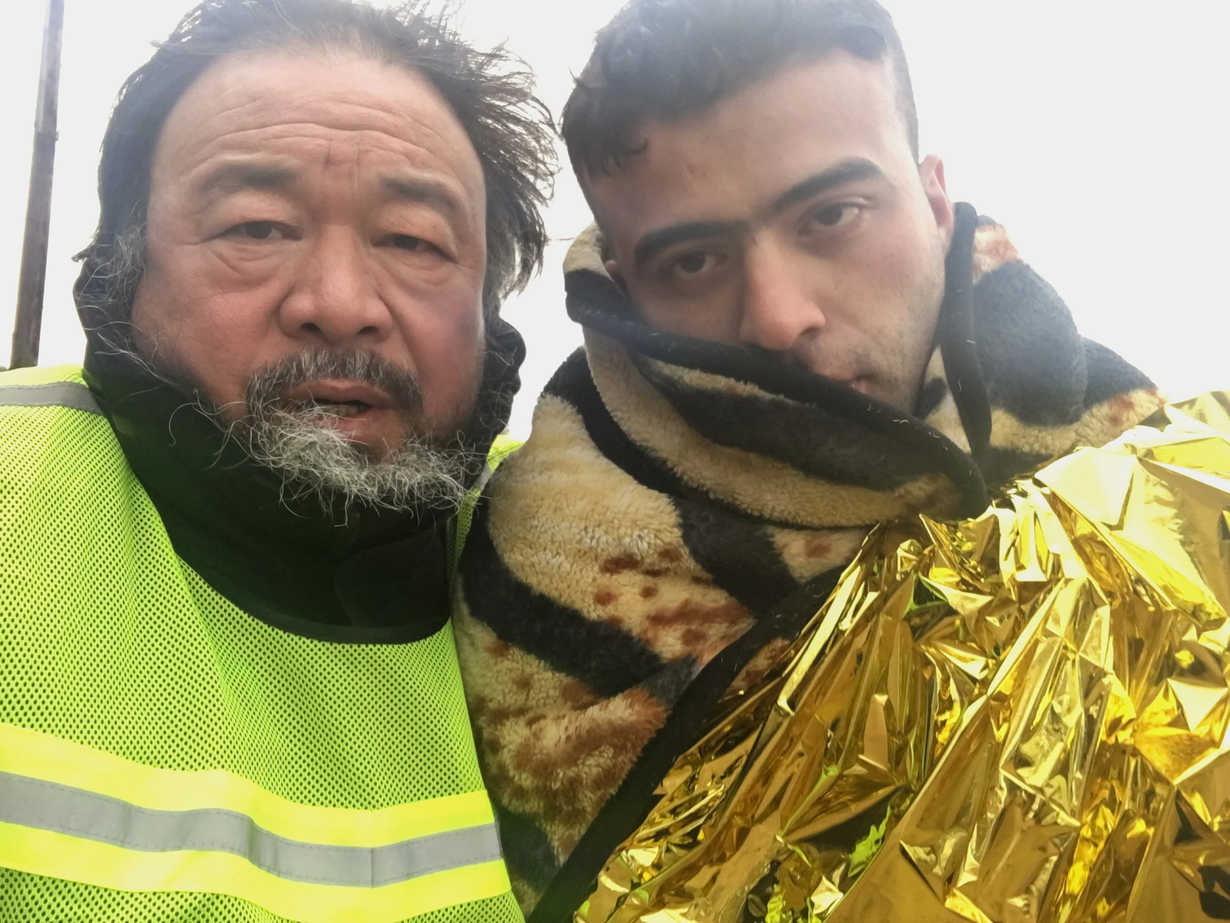 Director Ai Weiwei in Human Flow.