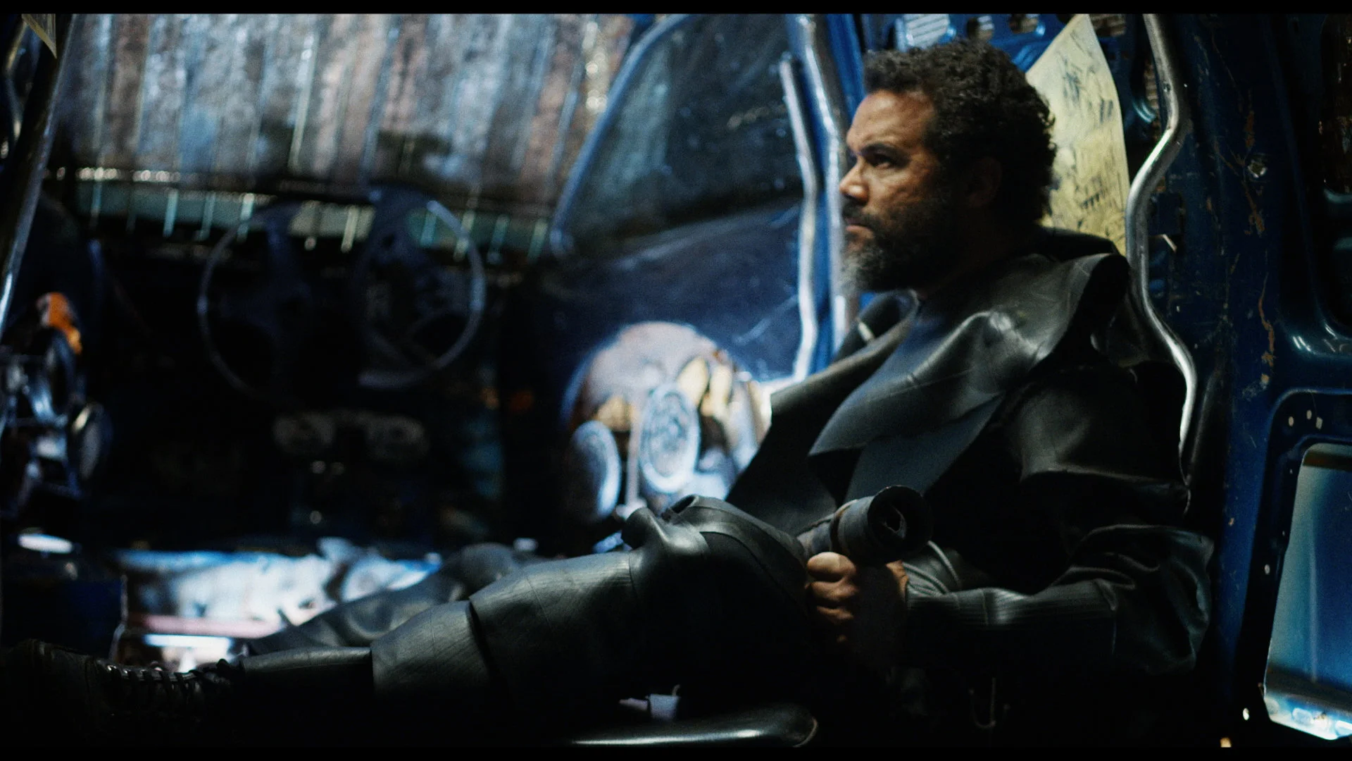 Wellington Abreu an intergalactic traveler from planet Rising Sun inside his spaceship