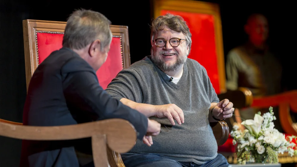 Guillermo del Toro fields questions from film critic and author Leonardo García-Tsao at FICG33